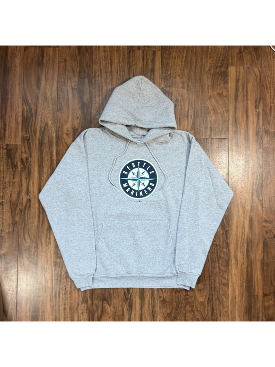 Hanes Other - Vintage MLB Seattle Mariners Graphic Pullover Hoodie L Gray